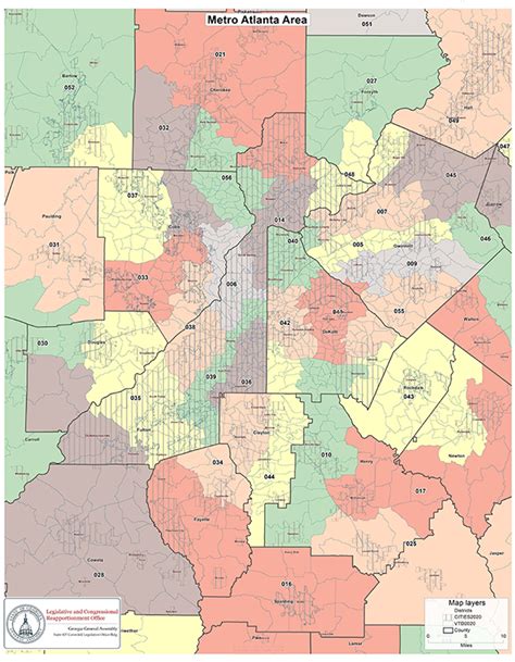 State Senate Metro Atlanta Map