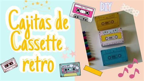 Diy ♡cajita De Cassette Retro📼 Youtube