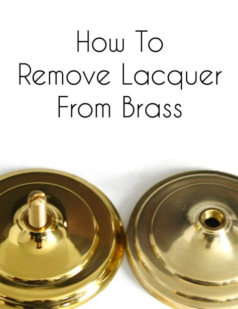 How To Remove Lacquer From Brass Thrift Store Finds How To Clean Brass Cleaning Hacks Paint