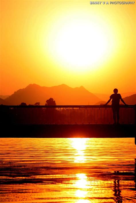 The Golden Sunset Taken At Udaipur Rajastan Two Friends Flickr