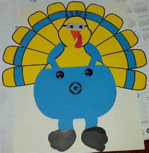 Peyton's disguise a turkey minion!!! Kindergarten Projects, School