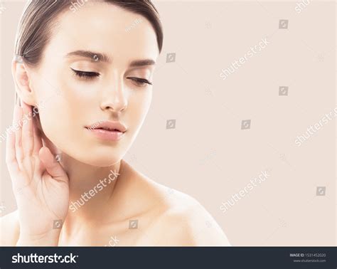 Beauty Woman Healthy Skin Hair Close Stock Photo 1531452020 Shutterstock