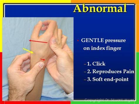 Hand And Wrist Examination