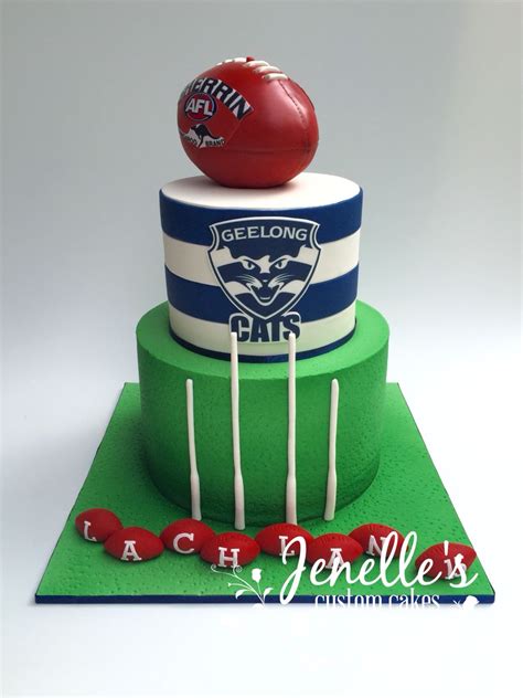 The club competes in the australian football league (afl), the sport's premier competition. Geelong Cats Football Club cake with fully edible football ...