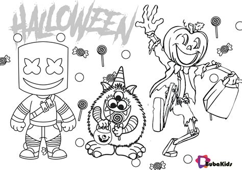 Dessins pour enfants trash pack 18. Marshmello, candy monster and jack o lantern costume ideas ...