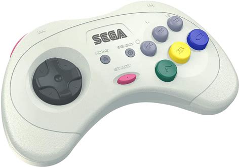 Retro Bit Official Sega Saturn 24 Ghz Wireless Controller 8 Button Ar