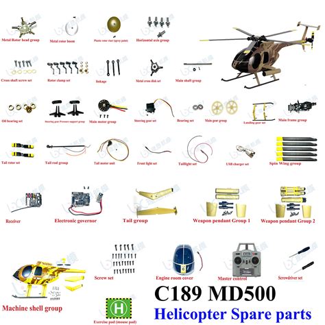 C189 Md500 Rc Era Remote Control Era Bird Helicopter Simulation