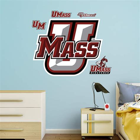 Umass Logo Wall Decal Shop Fathead For Umass Minutemen Decor