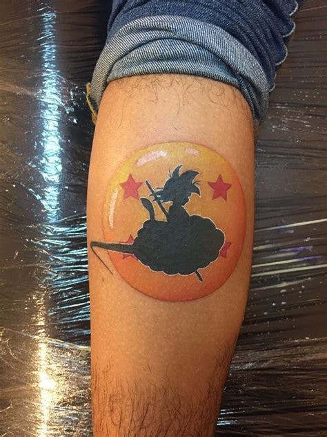 I was originally thinking of the 4 star ball myself integrated in my excalibur tattoo. DBZ Tattoo | Dragon ball tattoo, Z tattoo, Dbz tattoo