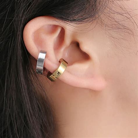 Aliexpress Com Buy Pcs Ear Cuff Clip On Earrings Without Piercing