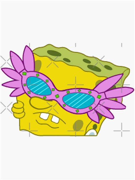 A collection of the top 63 spongebob meme wallpapers and backgrounds available for download for free. "spongebob pink glasses meme" Sticker by james-heath ...