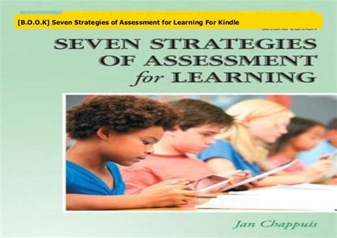 Book Seven Strategies Of Assessment For Learning For Kindle