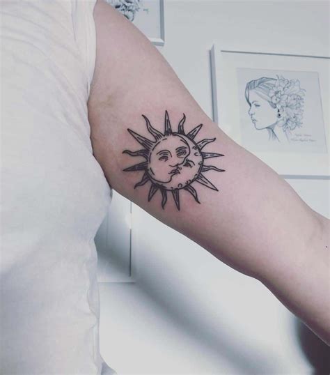 Sun And Moon Tattoos Meaning And 47 Best Design Ideas In 2021