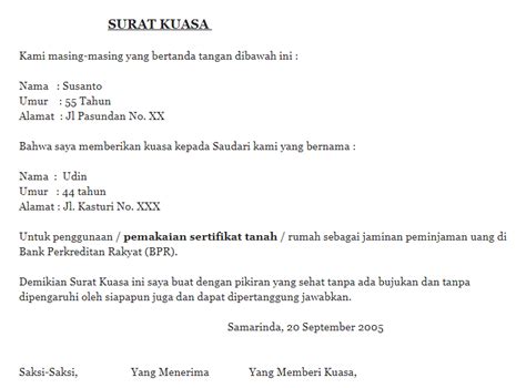 Pengambilan uang dibank tidak bisa sembarangan terlebih nama rekening tersebut bukan atas nama kita. Contoh Surat Kuasa Pengurusan Bpjs Doc