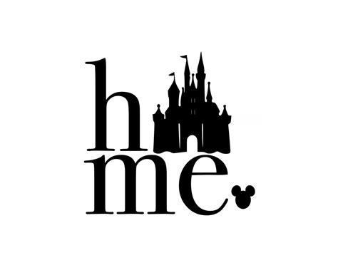 Disney Castle Home Svg Disney Home Svg Disney Castle Svg Images And