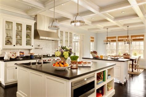 A dark floor adds contrast, allowing each of the elements to pop. 10 Industrial kitchen island lighting ideas for an eye ...