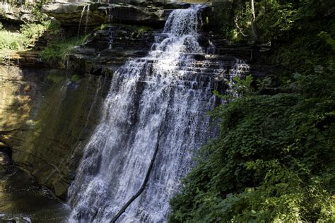 Brandywine Falls At Cayuhoga Valley National Park Ohio Image Free