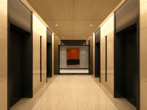 Ceiling clearance in the corridor can pursue a variety of goals. Hallway Design: Interior Design in NYC by Jonathan Baron