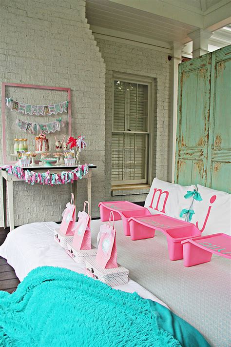 More images for party in your bedroom » Kara's Party Ideas Breakfast in Bed Sleepover Party | Kara ...