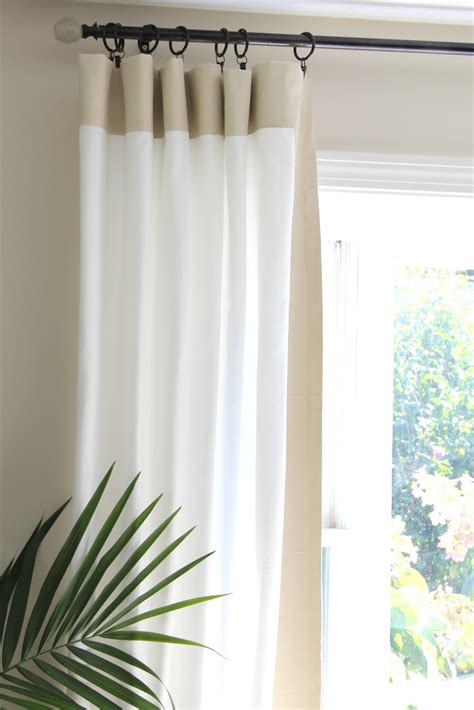 You just mount the brackets on each side of your window, then you pull the curtain pole. DIY Curtain Rods - Shine Your Light