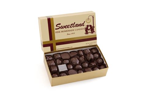Asst Dark Chocolate T Box 2 Lb Shop Sweetland Candies
