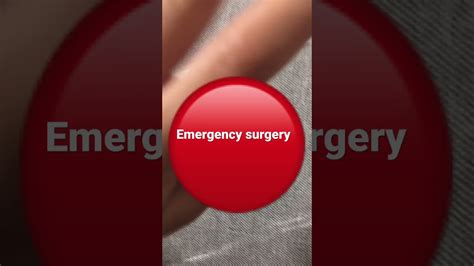 Emergency Surgery Youtube