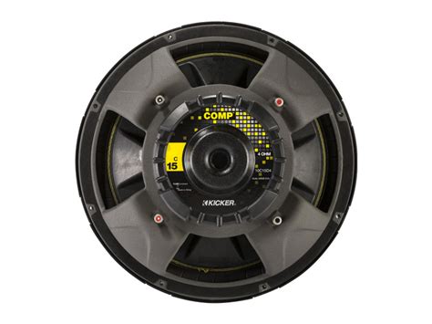 To get the best performance from your compvr subwoofer, we recommend using genuine kicker accessories and wiring. 15" Comp Subwoofer - 4 Ohm DVC | KICKER®