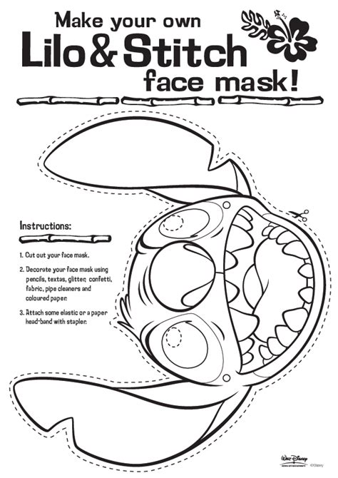 Stitch Facemask Disney Movies Indonesia