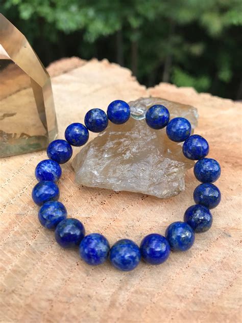 Lapis Lazuli Quartz Braclet Chakra Healing Integrity Etsy Crystal
