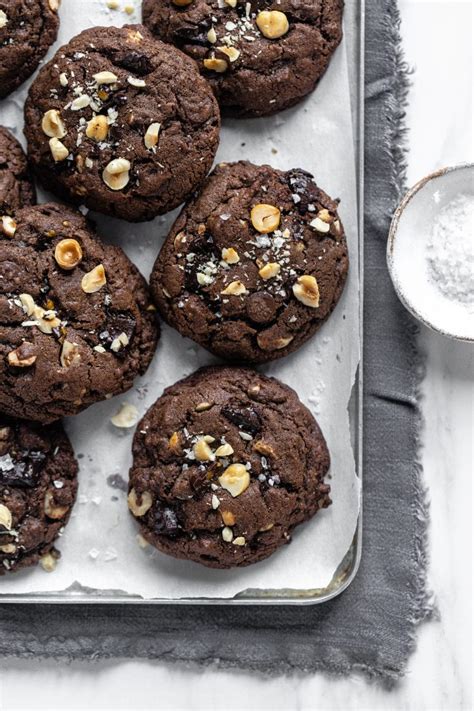 Double Chocolate Hazelnut Cookies Essentially Emma