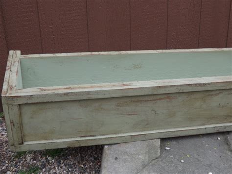 Distressed Cedar Window Boxwood Planter Box