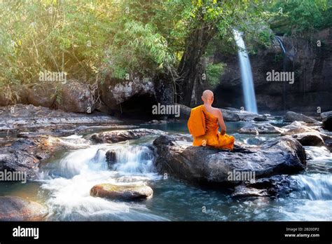 Buddha Meditation Waterfall Hi Res Stock Photography And Images Alamy