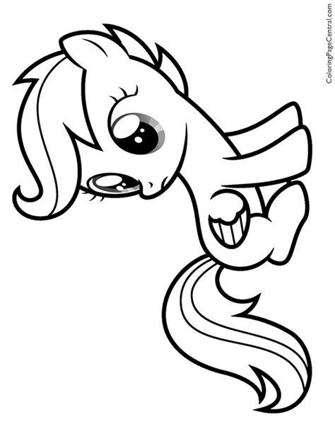 My Little Pony - Scootaloo 01 Coloring Page | Coloring Page Central