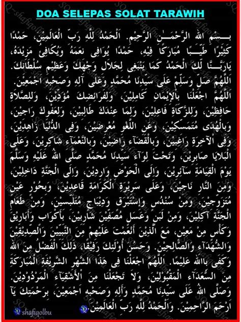 Doa sholat tahajud disunnahkan dibaca agar doa diijabah oleh allah swt. Cara Melakukan Solat Sunat Tarawih 8 Rakaat | Islam itu ...