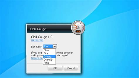 Cpu Gauge Windows 7 Gadget Youtube
