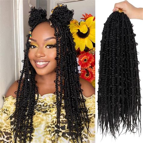 crotchet box braids curly faux locs crochet long crochet braids crotchet hair box braids