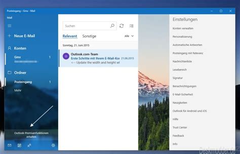 Microsoft Bastelt An Der Outlook Mail App Werbung Für Office 365
