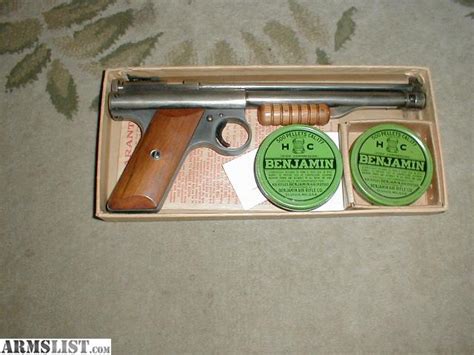 Armslist For Sale Antique Benjamin Model 137 Air Target Pistol