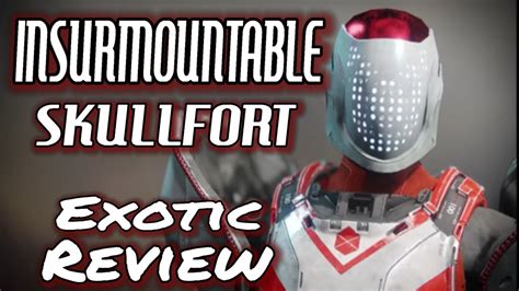 Destiny 2 Insurmountable Skullfort Titan Exotic Helmet Review