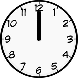1 389 clock cartoon stock video clips in 4k and hd for creative projects. 12 O Clock Clip Art at Clker.com - vector clip art online ...