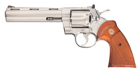 Stainless Steel Colt Python Double Action Revolver