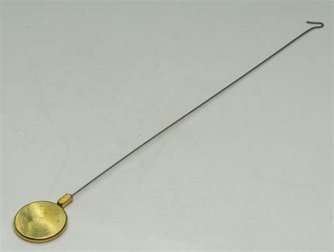 Brass Silk Pendulum Bob And Rod Hook Wall Clocks Suspension Etsy Uk
