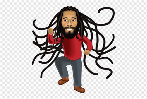 Ziggy Marley Emoji Rastafari Reggae Music Emoji Fictional Character