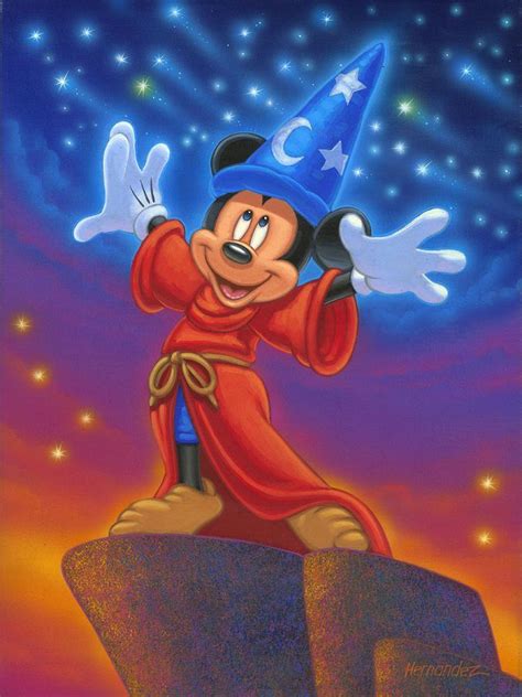 Fantasia Mickey Mouse Art Mickey Mouse Wallpaper Disney Paintings