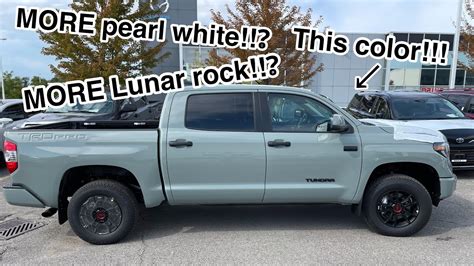 New 2022 Toyota Tacoma Color Options Lunar Rock And More Youtube