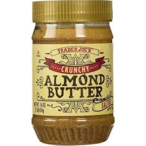 Tj Crunchy Salted Almond Butter 16 Oz