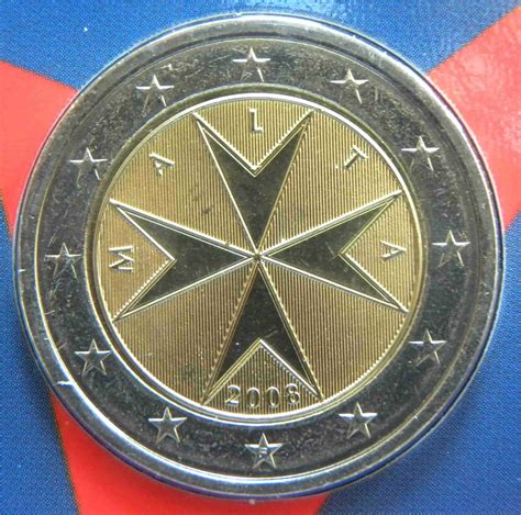 Malta 2 Euro Münze 2008 Euro Muenzentv Der Online Euromünzen Katalog