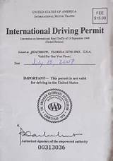 Photos of Indian International Driving License In Usa