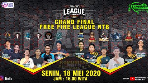 Free fire is a popular mobile game around the world. GRAND FINAL FREE FIRE LEAGUE NTB - YouTube