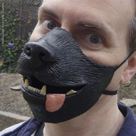 Dog Face Mask Locked In The Cellar Creations